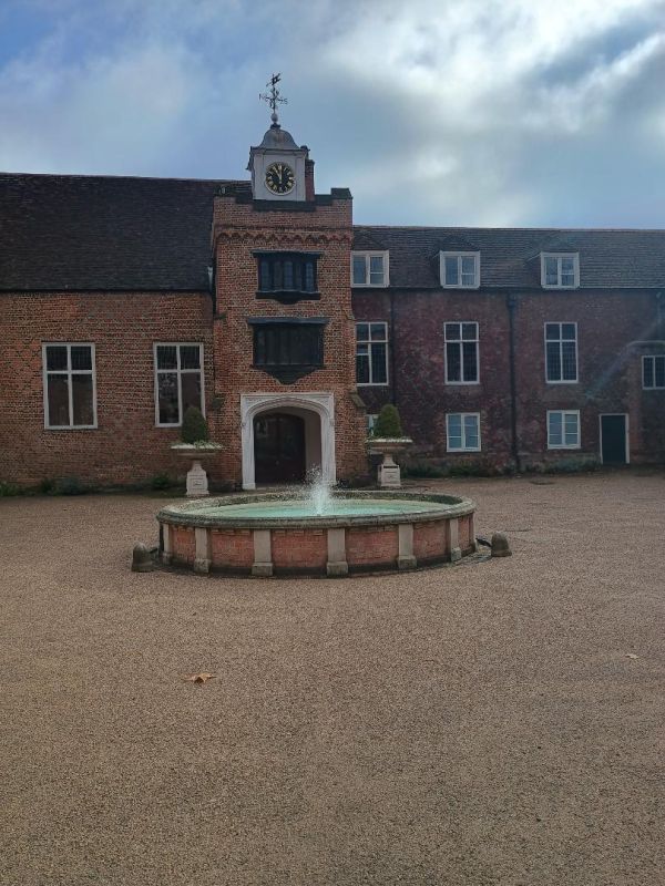 Fulham palace , Tudor courtyard